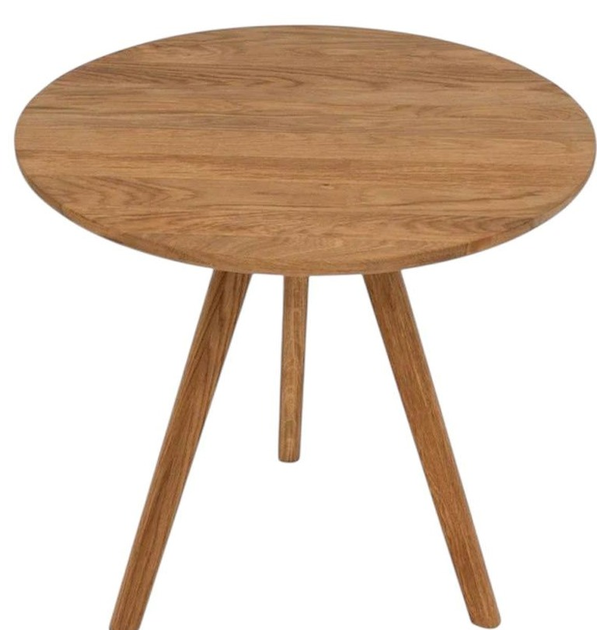 Журнальний столик HOMLA NOSTRA 50 x 50 x 45 см коричневий (5906496739569) - зображення 2