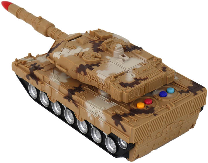Танк на радіокеруванні Lean Toys 27 MHz Жовтий (16646) (5905884452325) - зображення 5