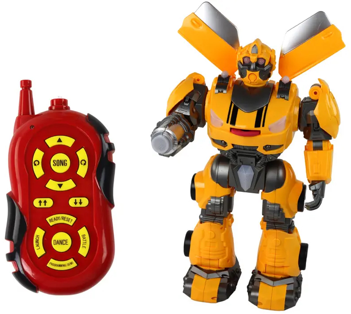 Robot zdalnie sterowany Lean Toys Żółty (17372) (5905991002383) - obraz 3
