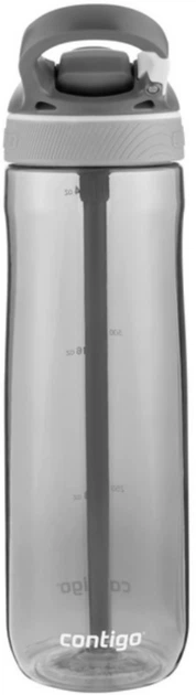 Бутылка спортивная Contigo Ashland 0.72 л Серая (2191378) - Фото 3 Бутылка спортивная Contigo Ashland 0.72 л Серая (2191378) - изображение 3