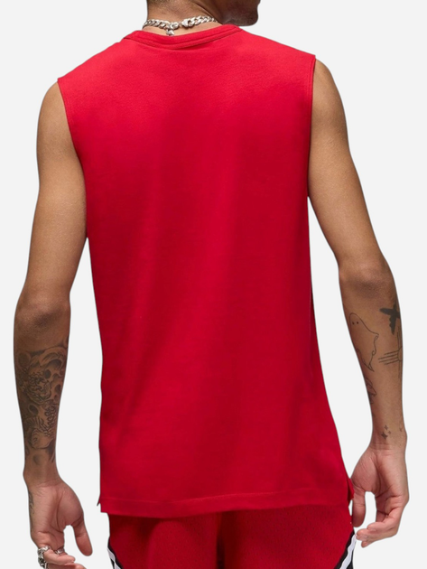 Майка чоловіча Nike M J Df Sprt Slvls Top FN5856-687 L Червона (196977912290) - зображення 2