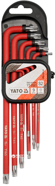Zestaw kluczy YATO Torx T10-T50 9 szt. (YT-0563) - obraz 1