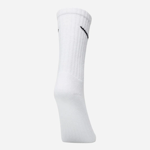 Набор мужских носков высоких хлопковых Nike U Nk V Cush Crew 3P Value 108 SX4508-101 L 3 пары Белый (685068095436) - Фото 3 Набор мужских носков высоких хлопковых Nike U Nk V Cush Crew 3P Value 108 SX4508-101 L 3 пары Белый (685068095436) - изображение 3