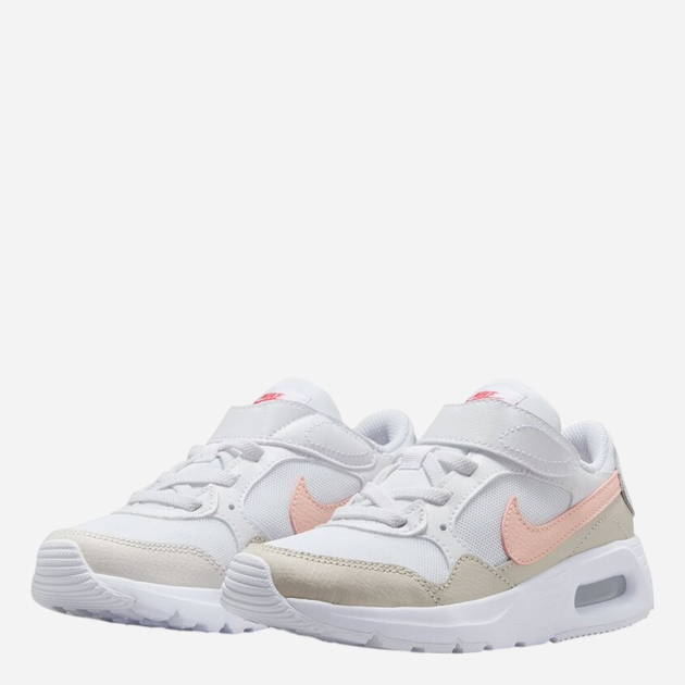 Дитячі кросівки для дівчинки Nike Air Max Sc (Psv) CZ5356-122 27.5 Білий/Коричневий (197859186129) - зображення 2