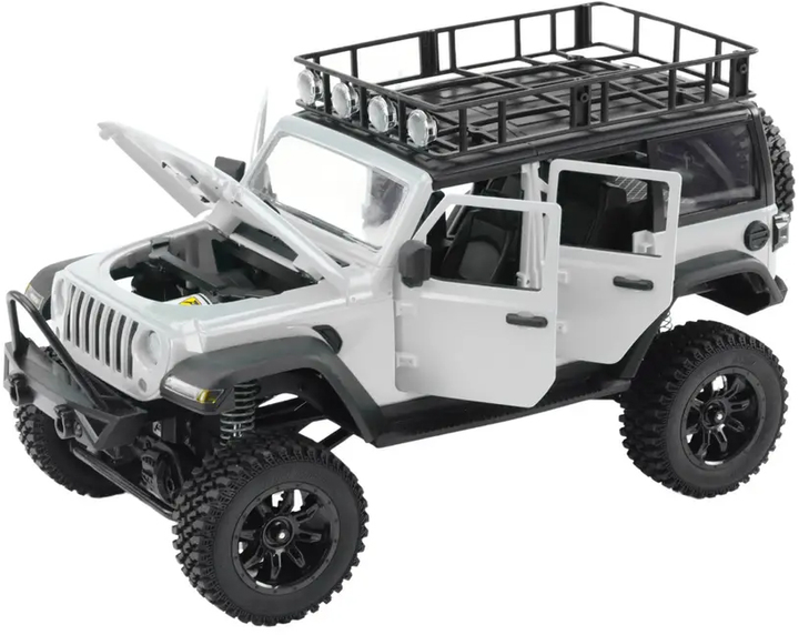 Auto zdalnie sterowane Lean Toys Samochód terenowy 4x4 Szare (18563) (5905991017745) - obraz 4