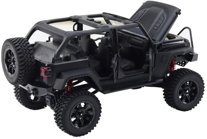 Машинка на радіокеруванні Lean Toys Позашляховик 4x4 Чорна (18561) (5905991017721) - зображення 5