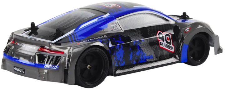 Auto zdalnie sterowane Lean Toys Extreme Racing Car 1:18 Czarno-niebieskie (18588) (5905991017196) - obraz 4