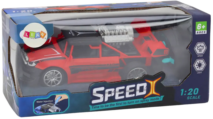 Auto zdalnie sterowane Lean Toys Speed 1:20 Czerwone (19617) (5905991009924) - obraz 1