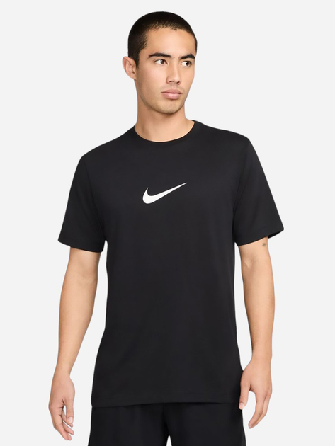 Футболка довга чоловіча Nike M Nk Df Tee Verbiage HJ3613-010 M Чорна (197859543113) - зображення 1