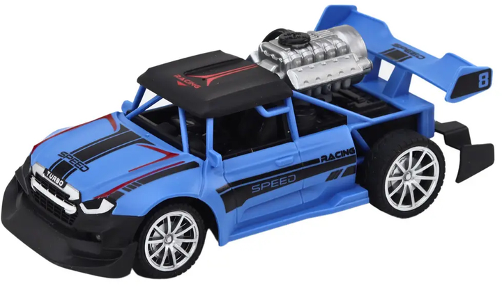 Auto zdalnie sterowane Lean Toys Speed 1:20 Niebieskie (19619) (5905991009948) - obraz 3