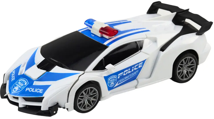Auto-robot zdalnie sterowany Lean Toys 2w1 Biały (20255) (5905991025382) - obraz 3
