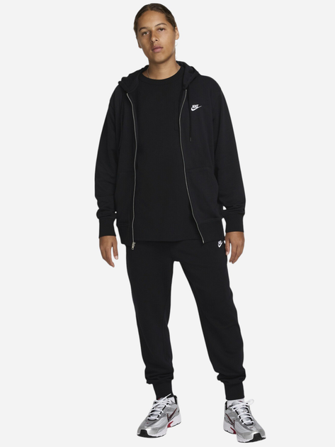 Толстовка на флісі на блискавці чоловіча Nike M Nk Club Ft Fz Hoodie FN3884-010 L Чорна (197593326034) - зображення 3