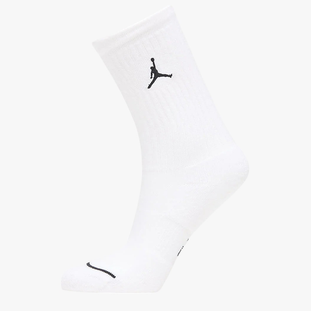 Zestaw skarpet męskich 3 pary Nike U J Ed Cush Poly Crew 3Pr 144 DX9632-100 L Biały - obraz 2