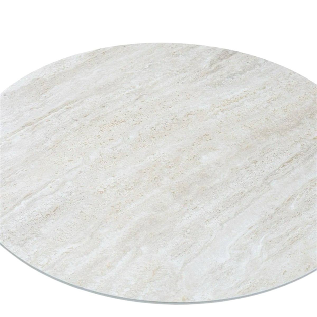Журнальний столик HOMLA BELLEZA 70 x 70 x 38.5 см бежевий (5906496737831) - зображення 2