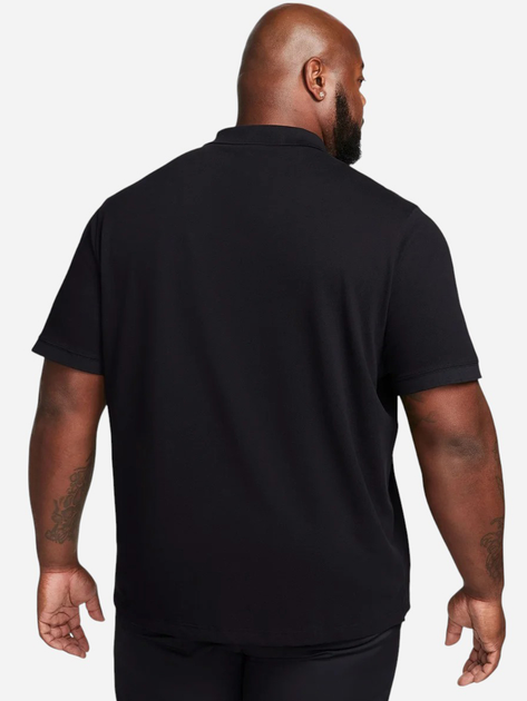 Поло довге чоловіче Nike M Nk Club Ss Polo Pique FN3894-010 M Чорне (196974893943) - зображення 2