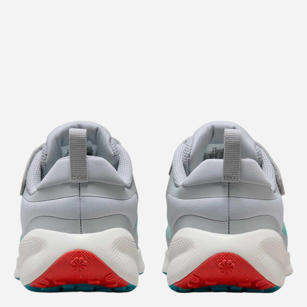 Buty sportowe chłopięce na rzepy Nike Revolution 7 (Psv) FB7690-008 28.5 Szare - obraz 5