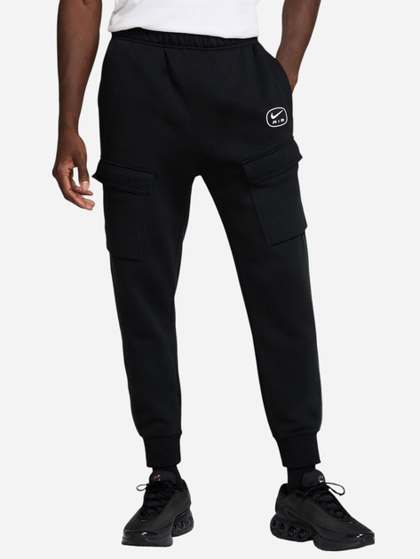 Штани карго чоловічі Nike M Nsw Sw Air Cargo Pant Flc Bb HM0180-011 L Чорні (197861859301) - зображення 1