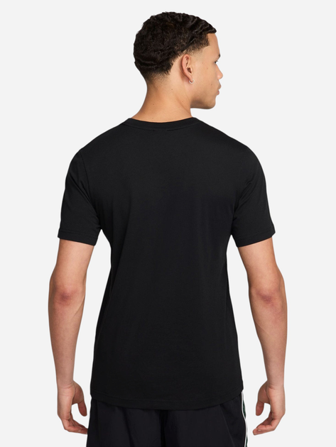 Футболка бавовняна довга чоловіча Nike M Nsw Sw Air Graphic Tee HM0185-011 L Чорна (197861859394) - зображення 2
