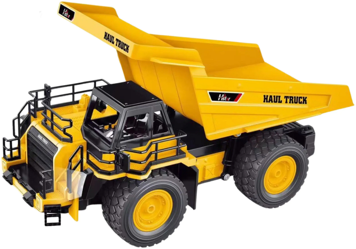 Wywrotka dalnie sterowana Lean Toys 2.4G 9CH Żółta (22695) (5905991050445) - obraz 3