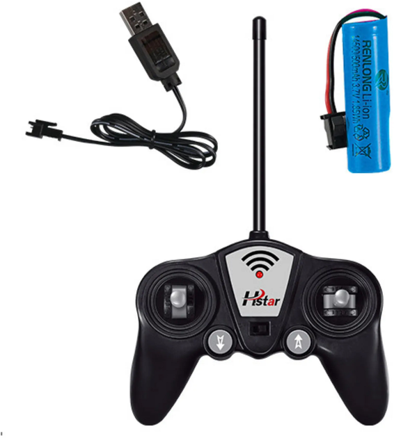 Buldożer zdalnie sterowany Lean Toys 2.4G 6CH Żółty (22700) (5905991050490) - obraz 4