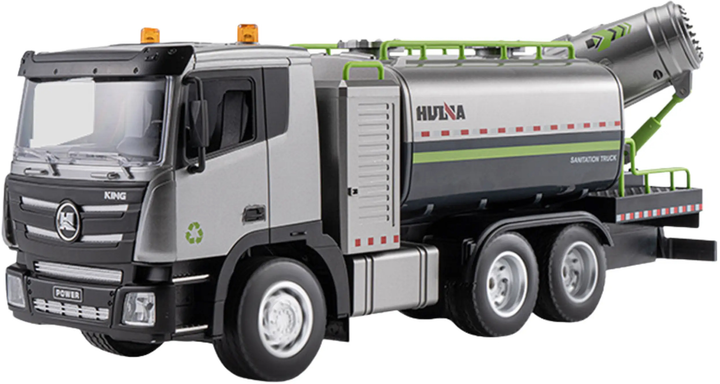 Вантажівка на радіокеруванні Huina Toys 1:18 Чорно-сіра (22737) (5905991050865) - зображення 3
