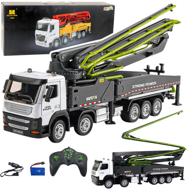 Ciężarówka zdalnie sterowana Huina Toys 1:18 Wielokolorowa (22743) (5905991050926) - obraz 2