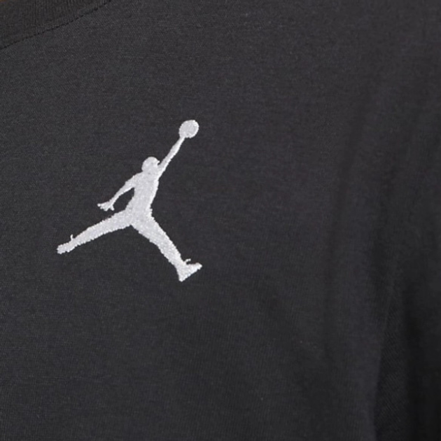 Koszulka męska bawełniana Nike M J Jumpman Emb SS Crew DC7485-010 M Czarna (195238739188) - obraz 4