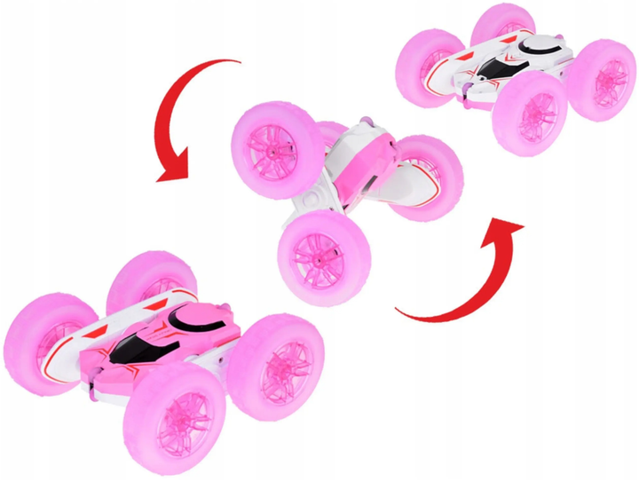 Машинка на радіокеруванні Lean Toys Florid Rolling Рожева (24702) (5905991057529) - зображення 4