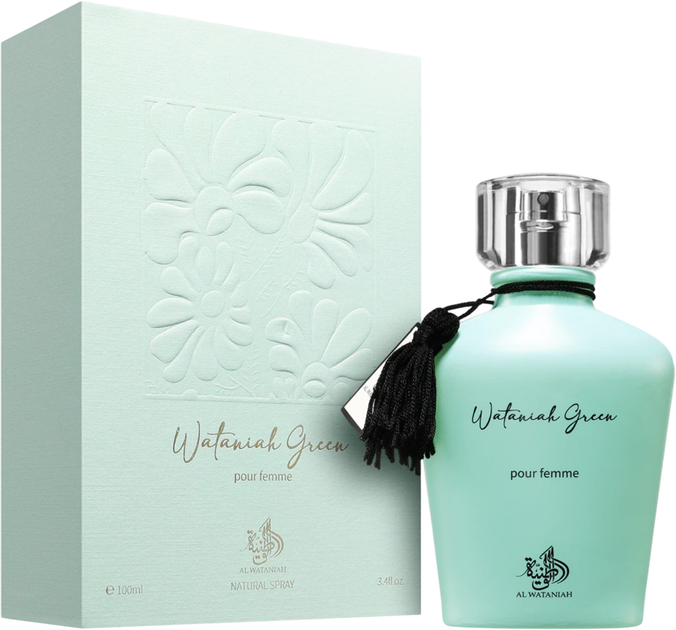 Парфумована вода для жінок Al Wataniah Wataniah Green 100 мл (5055810043940) - зображення 2