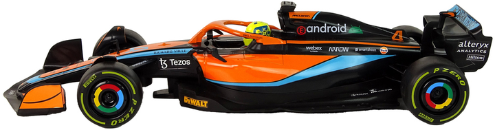 Auto zdalnie sterowane Rastar McLaren F1 1:12 Czarno-pomarańczowe (15291) (5905515356770) - obraz 5