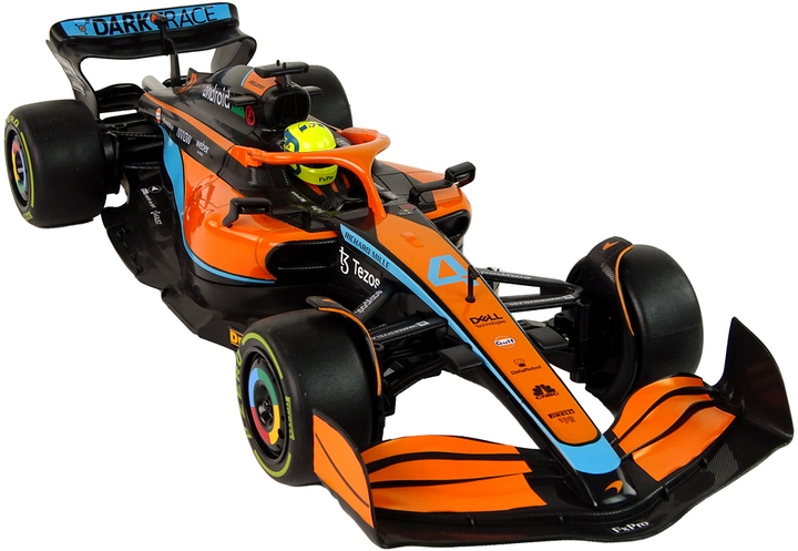 Auto zdalnie sterowane Rastar McLaren F1 1:12 Czarno-pomarańczowe (15291) (5905515356770) - obraz 8