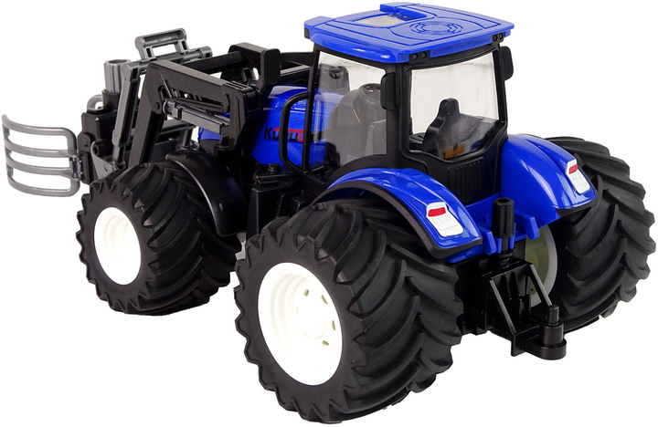 Traktor zdalnie sterowany Lean Toys z chwytnikiem Niebieski (13348) (5905323215504) - obraz 4