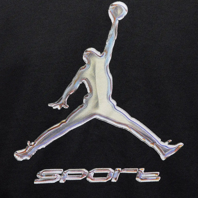 Футболка бавовняна довга чоловіча Nike M J Sprt Df Gfx SS Crew HQ7984-010 M Чорна (197859005307) - зображення 6