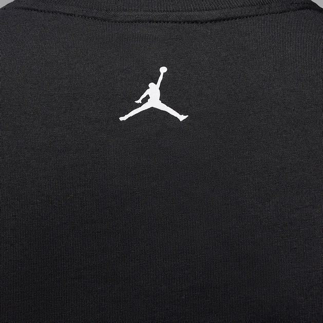 Футболка бавовняна довга чоловіча Nike M J Sprt Df Gfx SS Crew HQ7984-010 XL Чорна (197602974843) - зображення 5