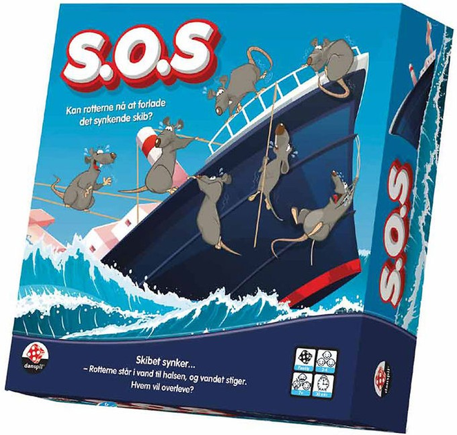 Настільна гра Danspil S.O.S (видання данською) (5711699140896) - зображення 1