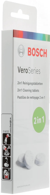 Tabletki czyszczące do ekspresu do kawy Bosch TCZ8001A - obraz 2