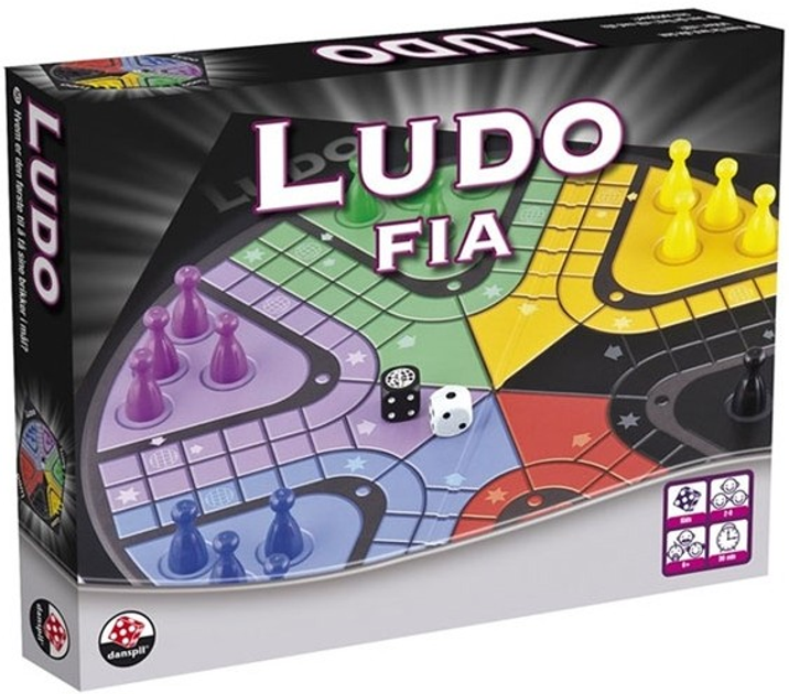 Gra planszowa Danspil Ludo (edycja duńska) (101134) (5711699140339) - obraz 1