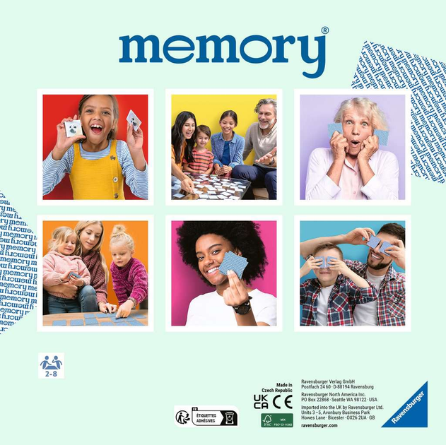 Настільна гра Ravensburger Dinosaur memory (10620924) (4005556209248) - зображення 3