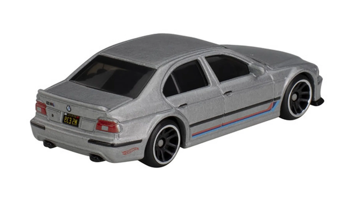 Тематична Машинка Hot Wheels 2001 BMW M5 BMW 1:64 JBY58 Silver - зображення 5