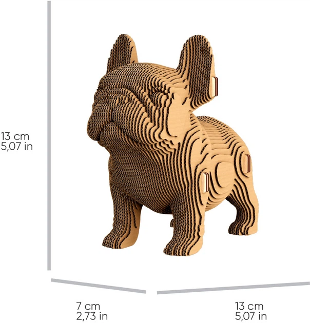 Картонний конструктор Cartonic 3D Puzzle Bulldog Puppy 63 елементи (CARTMNBULL) - Фото 4 Картонний конструктор Cartonic 3D Puzzle Bulldog Puppy 63 елементи (CARTMNBULL) - изображение 4