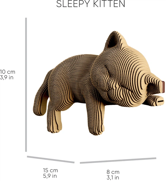 3D пазл-конструктор Cartonic 3D Puzzle Kittens Trio 254 елементів (CARTKITTENS) - Фото 6 3D пазл-конструктор Cartonic 3D Puzzle Kittens Trio 254 елементів (CARTKITTENS) - изображение 6