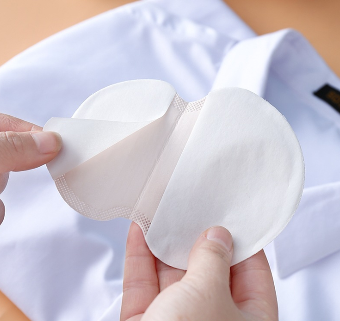 Вкладиші антипіт наліпки для пахв від поту Underarm Sweat Pads 10 штук в комплекті - Фото 3 Вкладиші антипіт наліпки для пахв від поту Underarm Sweat Pads 10 штук в комплекті - зображення 3