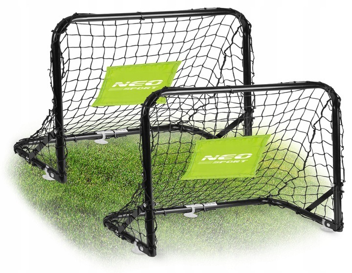 Футбольні ворота Neo Sport набір 2 шт 60 x 45 x 25 см + м'яч + насос NS-461 (5903890617691) - зображення 3