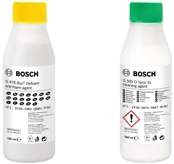 Набір миючих засобів для пилососа Bosch BBZWDSET - зображення 1
