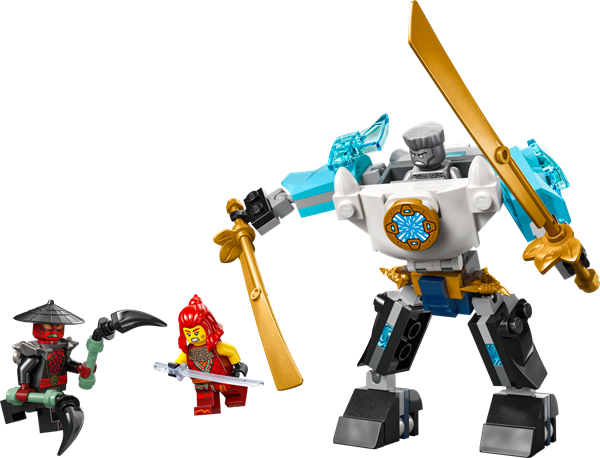 Конструктор LEGO NINJAGO Бойовий костюм-робот Зейна 92 деталі з 6 років 71827 - Фото 4 Конструктор LEGO NINJAGO Бойовий костюм-робот Зейна 92 деталі з 6 років 71827 - зображення 4