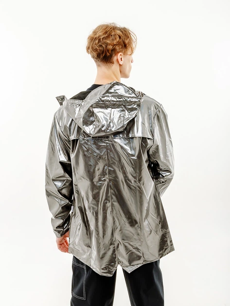 Куртка Rains Jackets 1801-HOLOGRAPHICSTEEL XS/S - Фото 2 Куртка Rains Jackets 1801-HOLOGRAPHICSTEEL XS/S - зображення 2