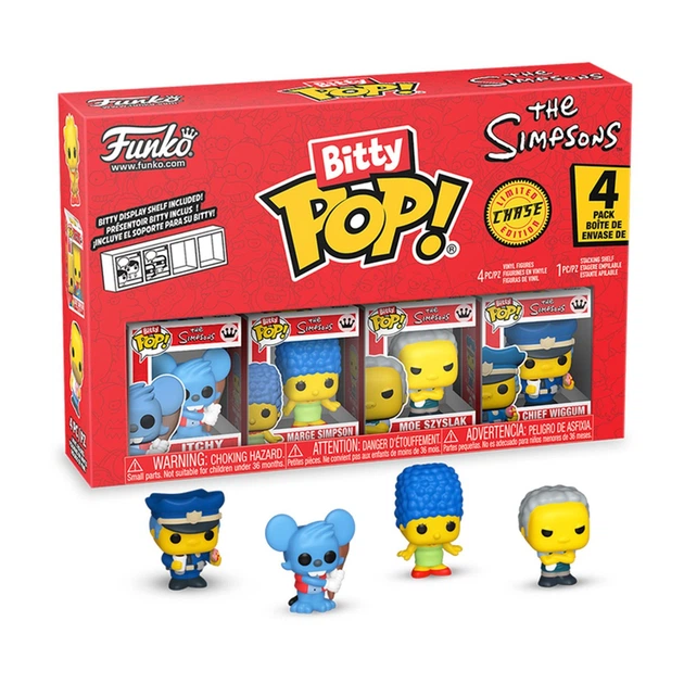 Набір фігурок Чух — Funko Bitty Pop! THE SIMPSONS — ITCHY (4 фігурки в ас.) - Фото 3 Набір фігурок Чух — Funko Bitty Pop! THE SIMPSONS — ITCHY (4 фігурки в ас.) - зображення 3