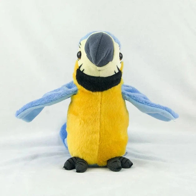 Інтерактивна іграшка електронний папуга Parrot Talking блакитний - Фото 2 Інтерактивна іграшка електронний папуга Parrot Talking блакитний - изображение 2