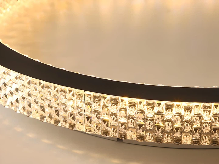 Люстра пристельова Crystal Tiara Чорний LED (SDLC-00010) - Фото 3 Люстра пристельова Crystal Tiara Чорний LED (SDLC-00010) - изображение 3