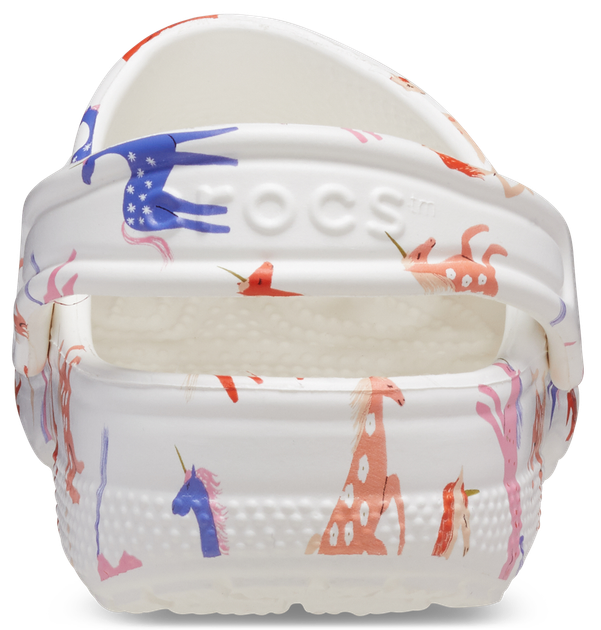 Детские сабо CROCS CLASSIC CHARACTER PRINT CLOG KIDS 33 Белые в принт 209695 - изображение 12